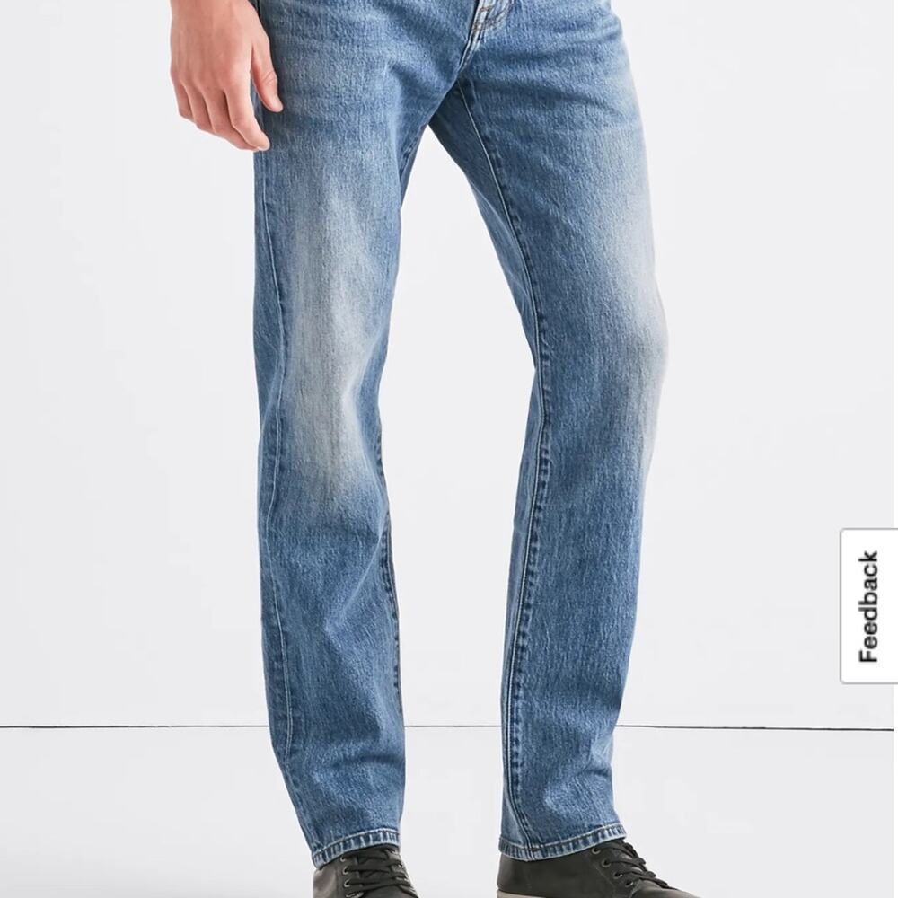 Lucky Brand 221 Straight Jeans Men’s 40x32 Blue Medium Wash Denim